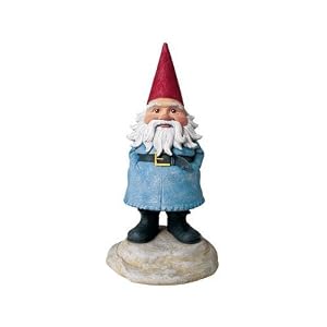 Large Travelocity Roaming Gnome 13'' Lawn Ornament by