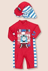 Safe in The Sun Thomas & Friends™ Swimsuit & Hat