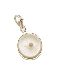 Rembrandt Charms Mustard Seed Charm with Lobster Clasp, 10K Yellow Gold
