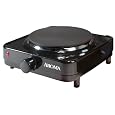 Aroma AHP-303 Single Hot Plate, Black