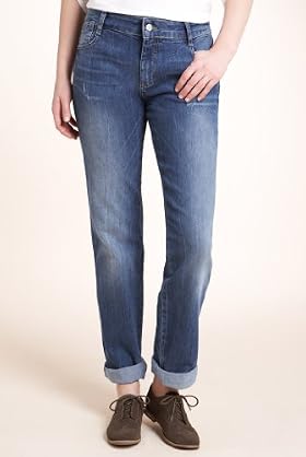 Indigo Collection Turn Up Boyfriend Denim Jeans