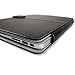 GMYLE Premium Quality Black PU Leather with Microfiber Clip on Sleeve FILP Cover Case for MacBook Air 13.3 (NPL003691)