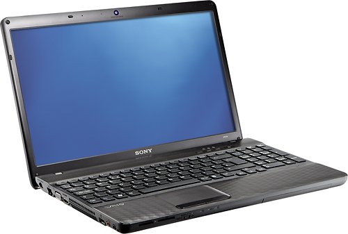 Sony - VAIO E Series Laptop - 2nd Gen Intel® CoreTM i5-2450M processor / 6GB DDR3 memory / 640GB hard drive / Windows 7 Home Premium / Charcoal Black