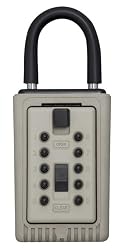GE AccessPoint 001404 KeySafe Original 3-Key Portable, Pushbutton, Clay