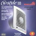 L�fter Ventilator W-Style Hygrostat Timer 100mm 95m�/h