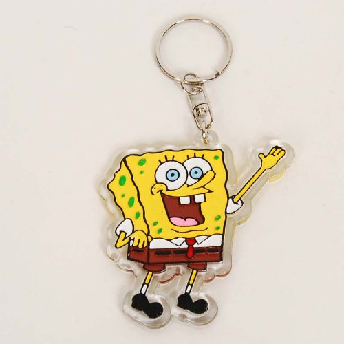 Spongebob Squarepants Plastic Keychain Key Ring