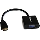 StarTech.com HD2VGAE2 HDMI to VGA Converter for Desktop PC/Laptop/Ultrabooks