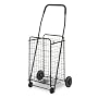 Whitmor 6307-1729-BLK Rolling Utility Cart, Black