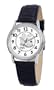 Disney Men's D067S001 Winnie The Pooh Black Leather Strap Watch