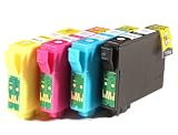 4 Epson Stylus SX230, SX235W, SX420W, SX425W, SX435W, SX440W, SX445W, SX525WD, SX620FW Epson Stylus Office B42WD, BX305F, BX305FW, BX305FW Plus, BX320FW, BX525WD, BX535WD, BX625FWD, BX635FWD, BX925FWD, BX935FWD, Printers, 1x T1291, 1x T1292, 1x T1293, 1x T1294 These Cartridges Holds 4x More Ink Than Other Compatibles High Capacity Printer Ink Cartridges