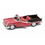 1957 Oldsmobile Super 88 With Real leather Seats 1 18 Red w Black by Collectable Diecast