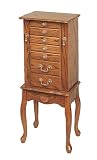 Powell Nostalgic Oak Jewelry Armoire