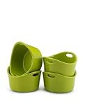Rachael Ray Bubble and Brown Set of 4 Ramekins