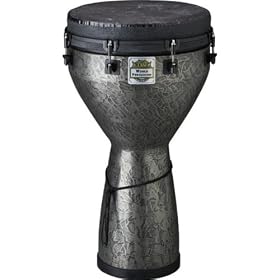 LP Percussion - Djemb� Accordable 25"x14" Designer Nickel Silver DJ-0014-NS