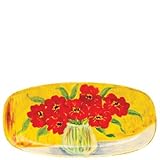 Vietri Sara'S Flowers Tulips Oval Platter Vietri Sara'S Flowers Tulips Oval Platter