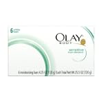 Olay Body Age Defying Bath Bar, Sensitive Skin, 6 Count, 4.25 Ounce (Pack of 3)