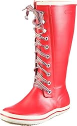 Viking RETRO W STRIPED LACES 1-31200-10, Damen Gummistiefel, Rot (red 10), EU 42