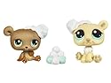 Littlest Pet Shop Brown Bear and Polar Bear