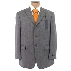 Tommy Hilfiger Mens 3 Button Gray Wool Sport Coat Blazer Jacket - Size 46R by Tommy Hilfiger