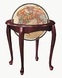 Replogle Globes Queen Anne Globe, Antique Ocean, 16-Inch Diameter