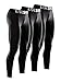 DRSKIN 3 Pack Menâ€™s Compression Pants Dry Cool Sports Baselayer Running Workout Active Tights Leggings Yoga (Classic B01 3P, M)
