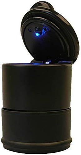 TONGXIN Car Smokeless Ash Tray Blue LED Cool Light Indicator Travel Auto Cigarette Odor Remover Smoke Diffuser