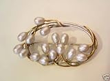 MICHOU Pin Brooch Sterling Silver 925 22k Gold Vermeil Gray Gray Pearl 41GnRCfwW2L. SL160 MICHOU Pin Brooch Sterling Silver 925 22k Gold Vermeil Gray Gray Pearl