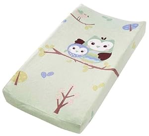 Summer Infant Infant Character Change Pad Cover, Who Loves You Owl