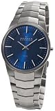 Skagen #694XLTXN Men's Titanium Blue Dial Slim Watch