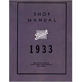 1933 BUICK Series 50 Service Shop Repair Manual Book by General Motors