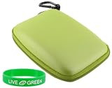 EVA Hard Shell Cube (Lime) GPS Case for Garmin nüvi 255W 4.3-Inch