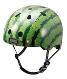 Nutcase Helmet - Nutcase Crossover Helmet - Watermelon Model NXVR-1032 Cycle & Skate Helmet - Size S-M Small-Medium Fits 18.75 inches - 24.25 inches or L-XL Large-Extra Large Fits 21.75 inches - 24 inches - Dual Certified CPSC Bike and ASTM F 1492 Skateboard Multiple Lower Impact Standard - Multisport Helmet Perfect for Street Roller Skating Helmet - Inline Skating Helmet - Skateboarding Helmet and Biking Helmet - Roller Derby Helmet