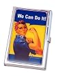 Rosie the Riveter Business Card ID Case