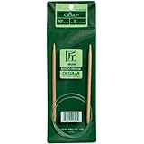 Clover Takumi Bamboo Circular 29-Inch Knitting Needles, Size 6