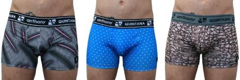 Men's 3 Pack Athletic Boxer Brief Hybrid XL Assorted Prints As Shown On Pictures