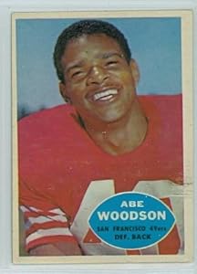1960 Topps FB 120 Abe Woodson 49ers Excellent