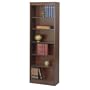 Safco 6-Shelf Veneer Baby Bookcase, 24-Inch W, Walnut