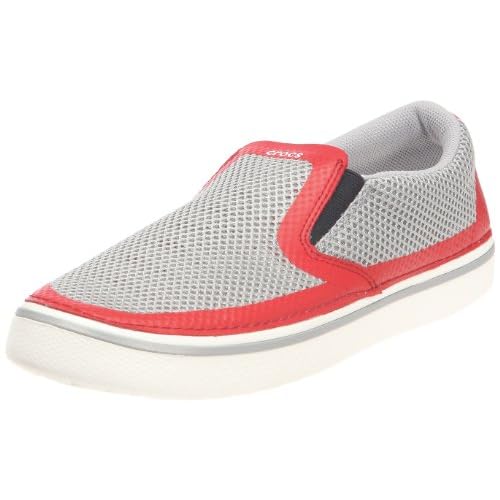 [クロックス] crocs Crocsweld Hover Slip On 12200-07E-700 Silver/True Red(シルバー/トゥルーレッド/M11)