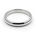 14K White Gold Men's & Women's Wedding Bands 3mm comfort-fit