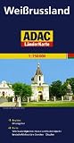 ADAC Karte, Wei�russland: Mit Kennzeichnung von Sehensw�rdigkeiten, Cityplan, landwirtschaftlich sch�nen Strecken sowie Natur- und Nationalparks. Mit Ortsregister und Reiseinformationen