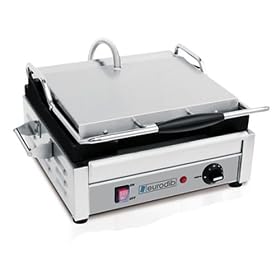 Eurodib Single Panini Grill, Flat Top and Bottom