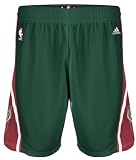 Adidas Milwaukee Bucks Youth (Sizes 8-20) Revolution 30 Replica Road Shorts Large