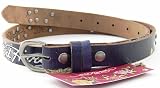 Ed Hardy - Ed Hardy By Christian Audigier Skinny Giesha NC In Black Women's Belt EH3111