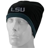 Top of the World LSU Tigers Black Peaks Fleece Beanie