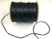 Trimplace Petite Satin Cord Rattail Chines Knot - 1.5mm - 70 Yards (Black)