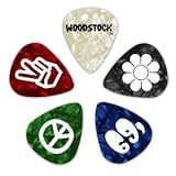 Planet Waves Woodstock Assorted Guitar Picks, 10 pack, Medium