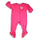 Wonder Kids - Infant and Toddler Girls Heavy Weight Footed Blanket Sleeper, Fuschia
