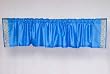 Blue Sari Rod Pocket / Pole Top Valance - Pair
