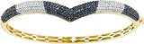 1.72ctw 52.8mm Diameter x 5.6mm Width Black Diamond Fashion Bangle 14K Yellow Gold