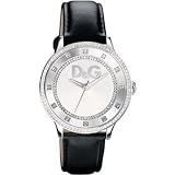 D&G Dolce and Gabbana Primetime Crystal Strap Silver Dial Ladies Watch #DW0515 by D&G Dolce & Gabbana